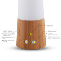 Schöne Metallständer Natural USB Bambus Tragbare Mini Aroma Diffusor Echtholz Luftbefeuchter